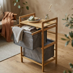 2-Tier Bamboo Storage Organizer
